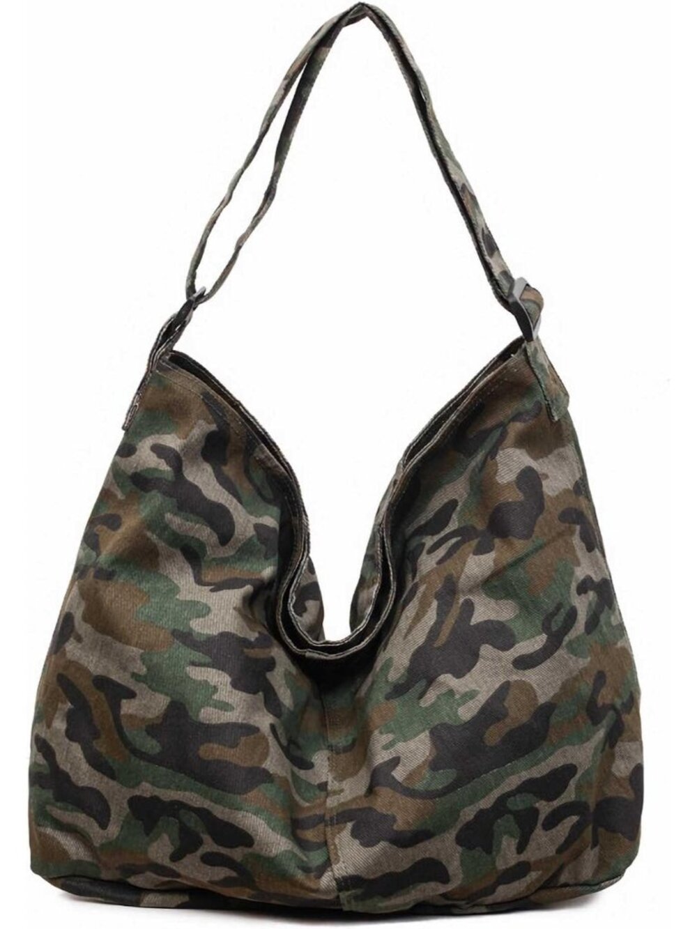 Camo Purse Crossbody Bag for Women, Canvas Crossbody Messenger Bag for Women Men